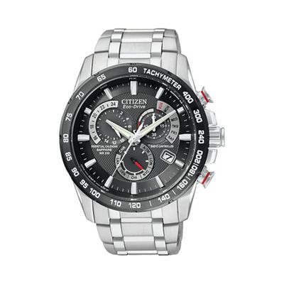 Men's silver calendar feature watch at4008-51e